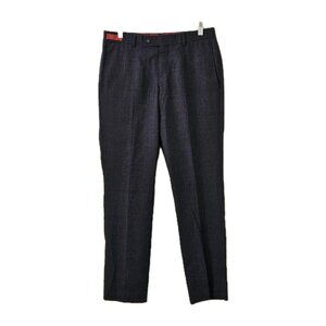 Ted Baker No Ordinary Joe Joey Pant 32R Wool Flat Front Dress Union Made Preppy